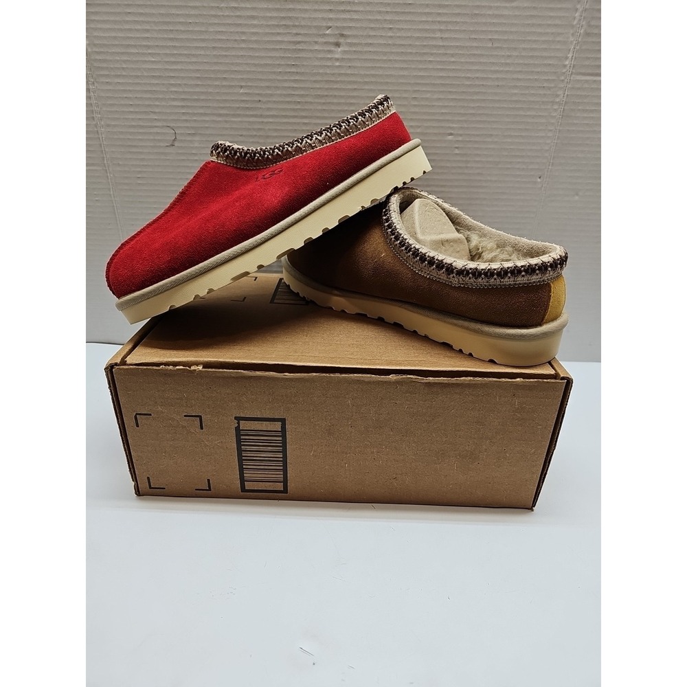UGG Men's  Rare Tasman‎ Chestnut and Samba Red size 10